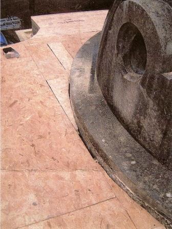 Repairs to the roof of the Columbarium, Brookwood Cemetery